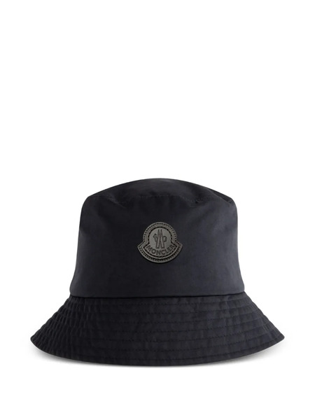  Moncler Logo-plaque Bucket Hat - Blue 