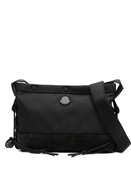  Moncler Logo-plaque Messenger Bag - Black 