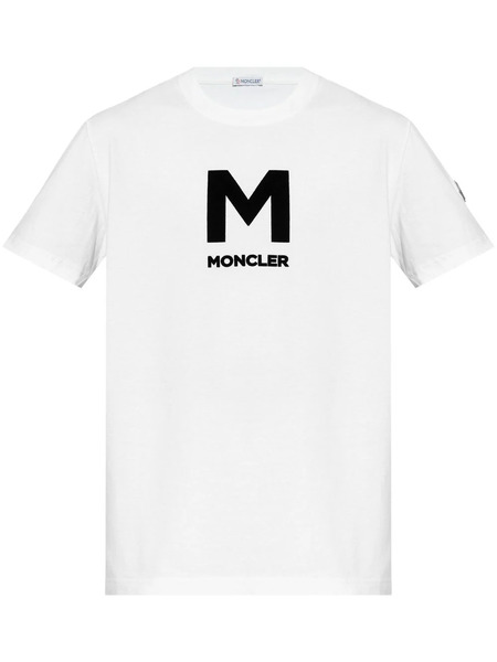 Moncler Logo-print Cotton T-shirt - White 