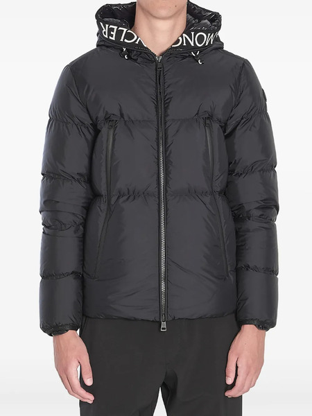  Moncler Logo-trimmed Puffer Jacket - Black 