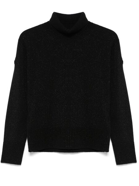  Moncler Lurex-embellished Sweater - Black 