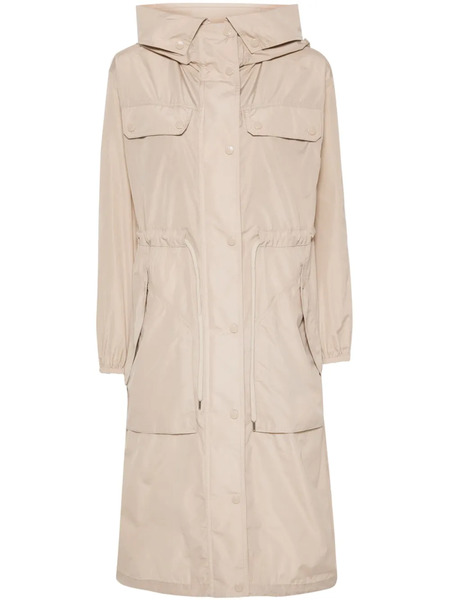  Moncler Mantio Parka Coat - Neutrals 