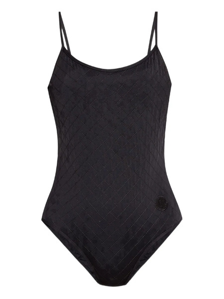  Moncler Open-back Swimsuit - Black 