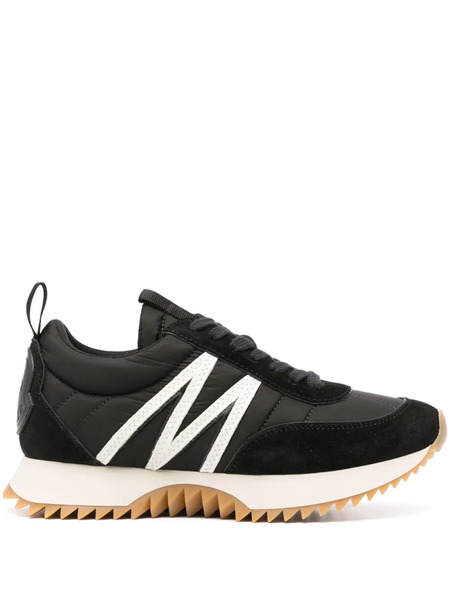  Moncler Pacey Logo Sneakers - Black 