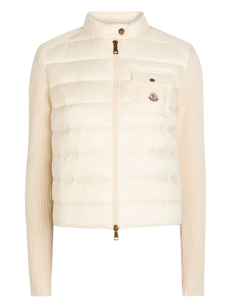  Moncler Padded Cardigan - Neutrals 