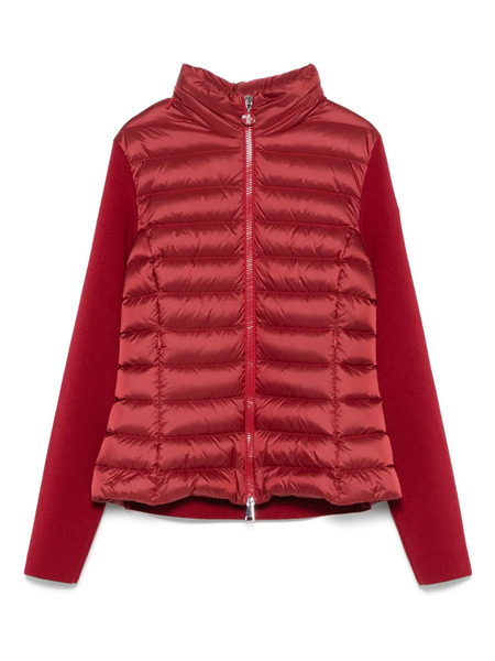  Moncler Padded-front Knit Jacket - Red 