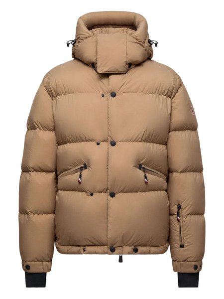  Moncler Padded Removable Hood Coat - Neutrals 