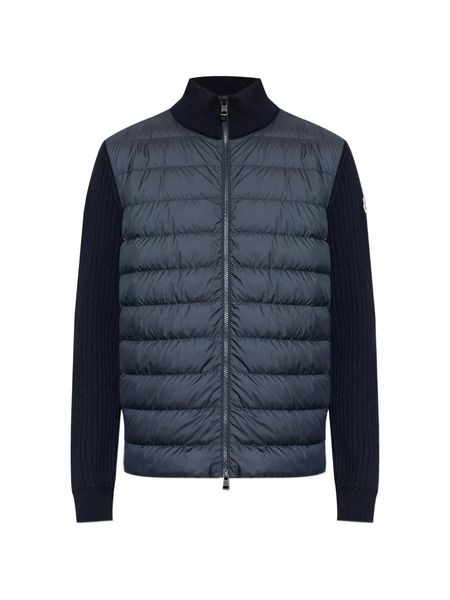  Moncler Padded Ribbed Jacket - Blue 