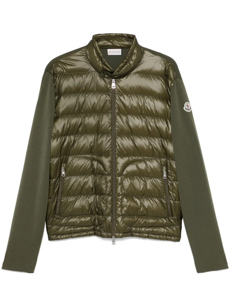  Moncler Padded Wool Jacket - Green 