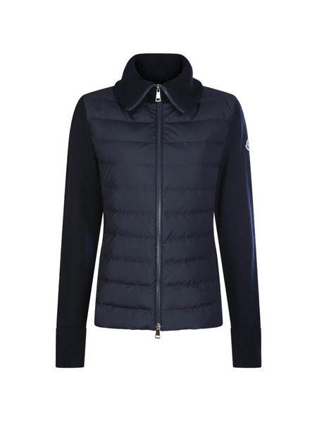  Moncler Padded Zip-up Cardigan - Blue 