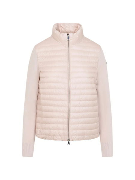  Moncler Padded Zip-up Cardigan - Pink 