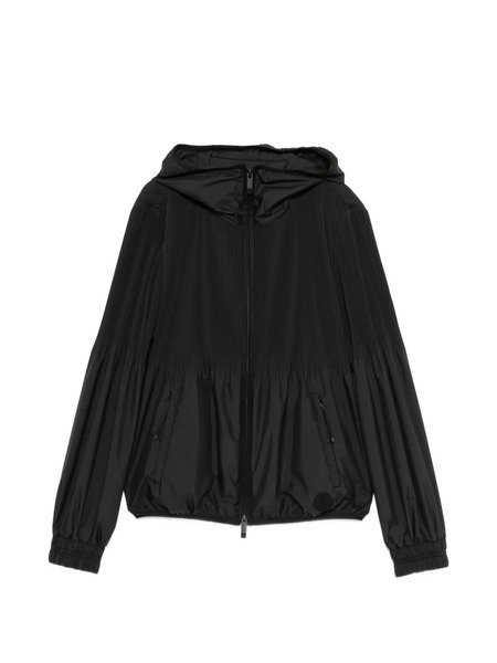  Moncler Pleated Bomber Jacket - Black 