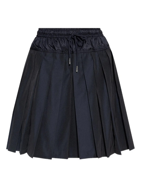  Moncler Pleated Drawstring Skirt - Blue 