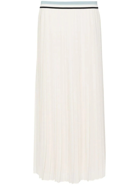  Moncler Pleated Midi Skirt - Neutrals 