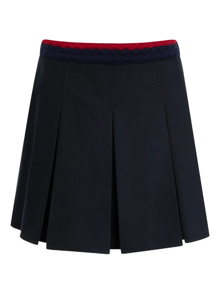  Moncler Pleated Mini Skirt - Blue 