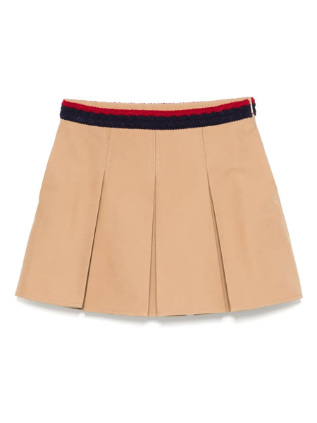  Moncler Pleated Skirt - Brown 