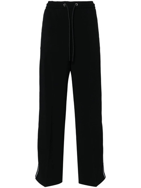  Moncler Pressed-crease Straight-leg Trousers - Black 
