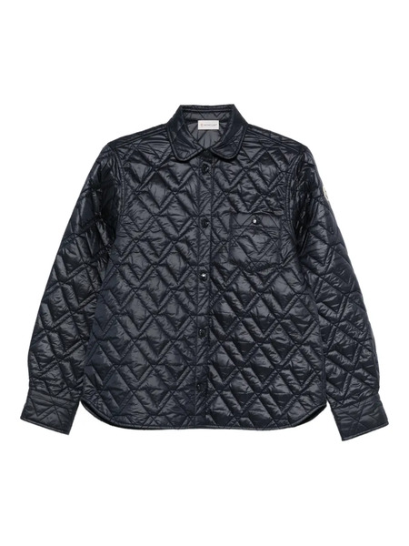 Moncler Quilted Pocket Overshirt - Blue 