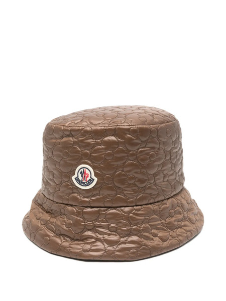  Moncler Reversible Padded Bucket Hat - Brown 