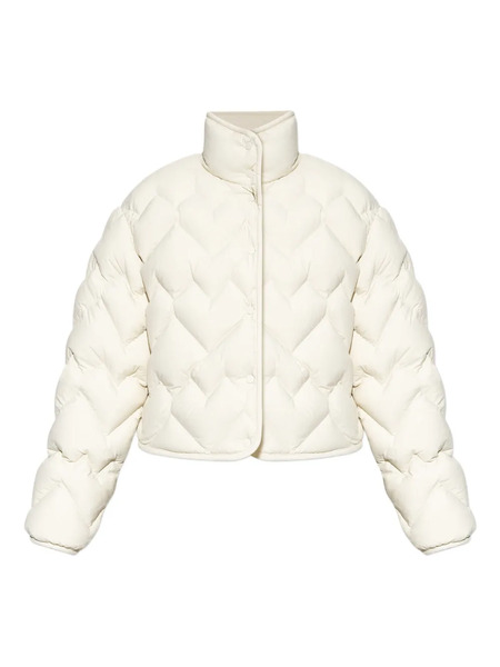  Moncler Senevee Quilted Puffer Jacket - White 