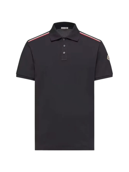  Moncler Stripe Polo Shirt - Blue 
