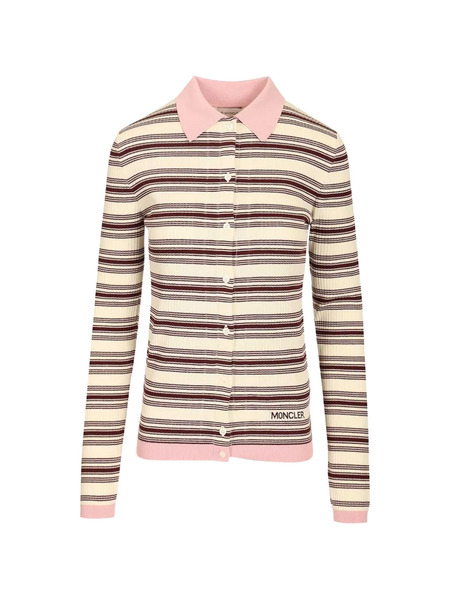  Moncler Striped Shirt - Neutrals 