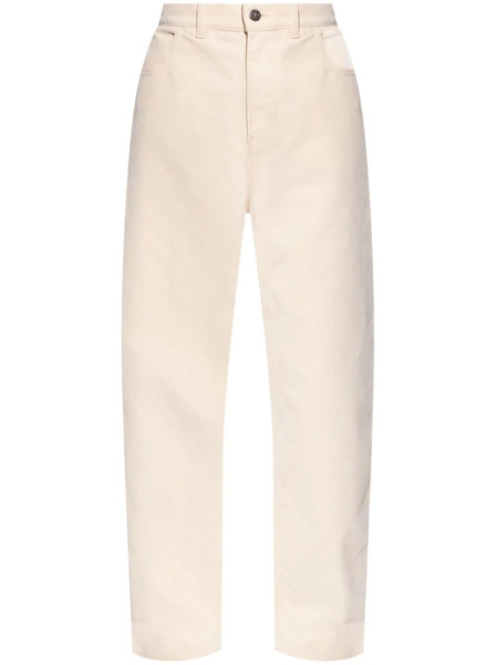  Moncler Tapered Leg Jeans - White 