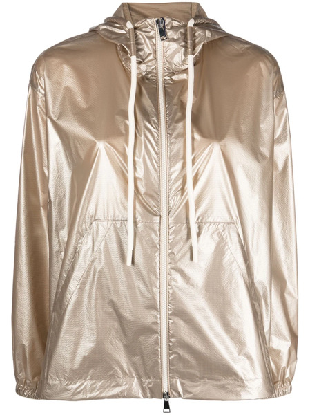  Moncler Tazenat Zip-up Hooded Jacket - Gold 