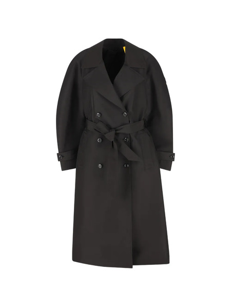  Moncler X Edward Enninful Double-breasted Belted Coat - Black 