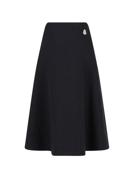  Moncler X Jil Sander Midi Flared Skirt - Blue 