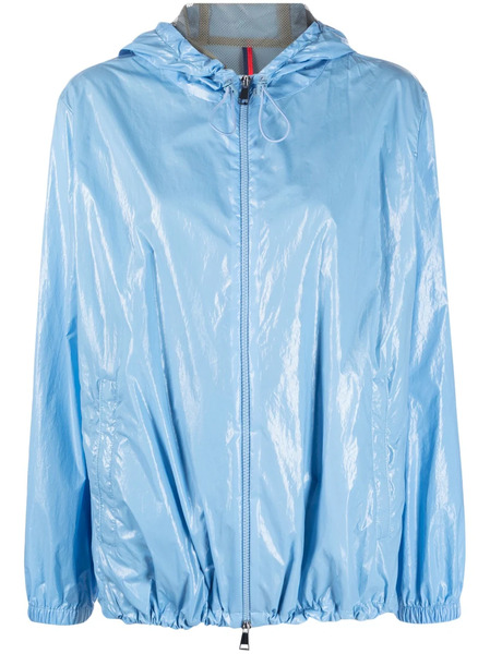  Moncler Zip-fastening Hooded Jacket - Blue 