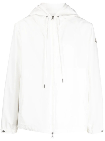  Moncler Zip-fastening Hooded Jacket - White 