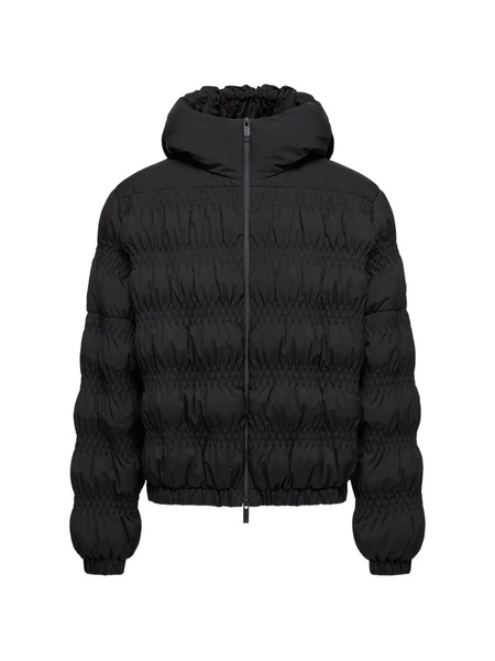  Moncler Zip-up Hooded Jacket - Black 