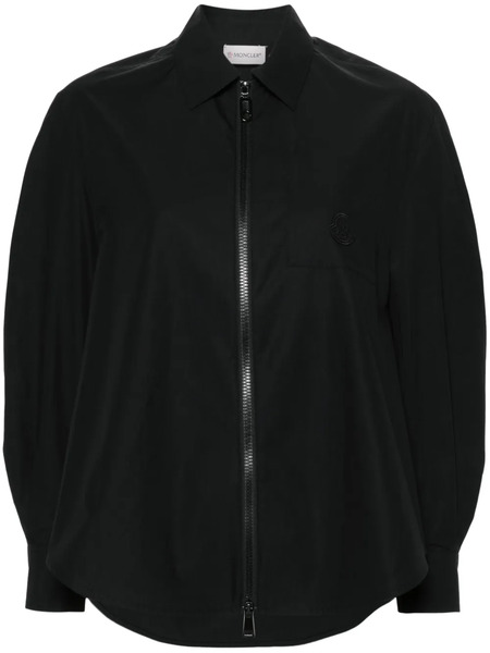  Moncler Zip-up Overshirt - Black 