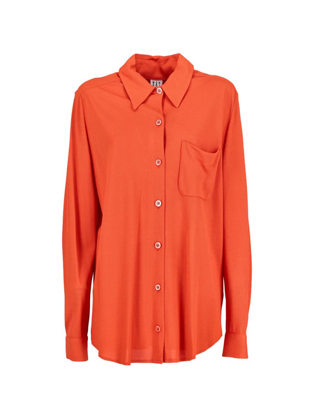  Mondrian Chest-pocket Shirt - Orange 