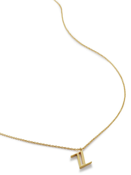  Monica Vinader Alphabet Z-pendant Necklace - Gold 