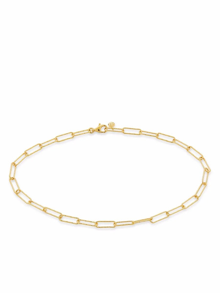  Monica Vinader Alta Textured Chain Anklet - Gold 