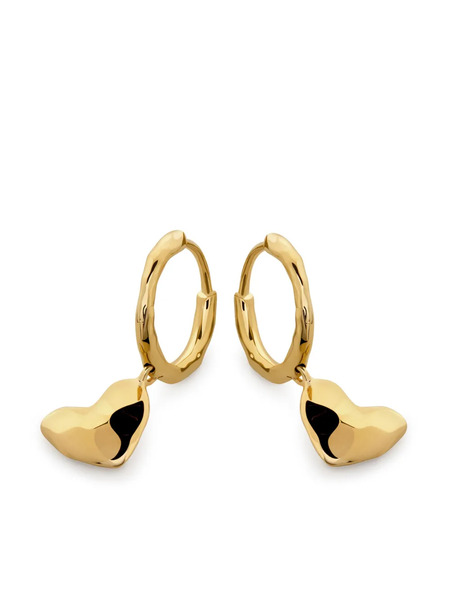  Monica Vinader Heart Drop Earrings - Gold 