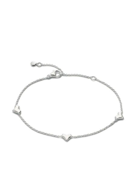  Monica Vinader Heart Station Chain Bracelet - Silver 
