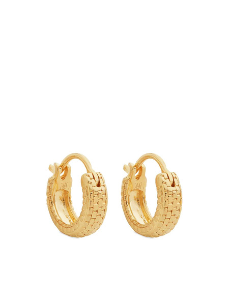  Monica Vinader Heirloom Huggie Earrings - Gold 