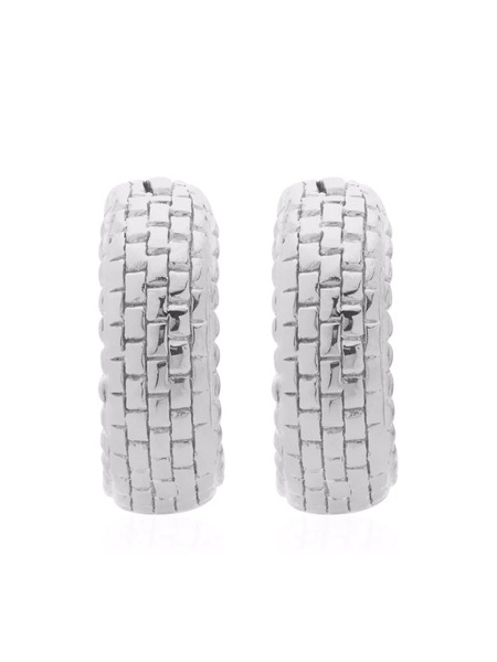  Monica Vinader Heirloom Huggie Earrings - Silver 