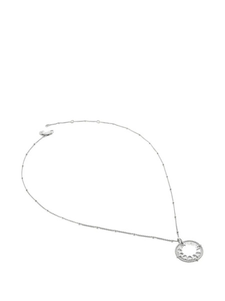  Monica Vinader Infinity Ring Necklace - Silver 