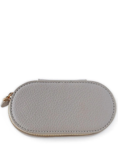  Monica Vinader Leather Oval Jewellery Case - Grey 