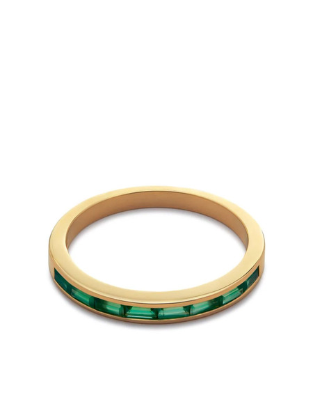  Monica Vinader Mini Baguette Half Eternity Ring - Gold 