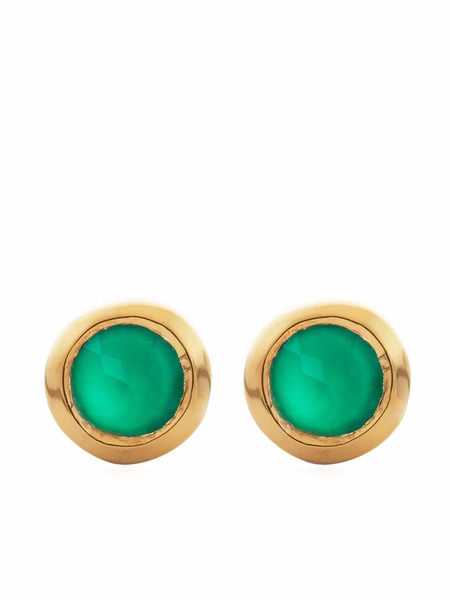  Monica Vinader Mini Gem Stud Earrings - Gold 
