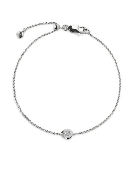  Monica Vinader Pear Diamond Bracelet - Silver 