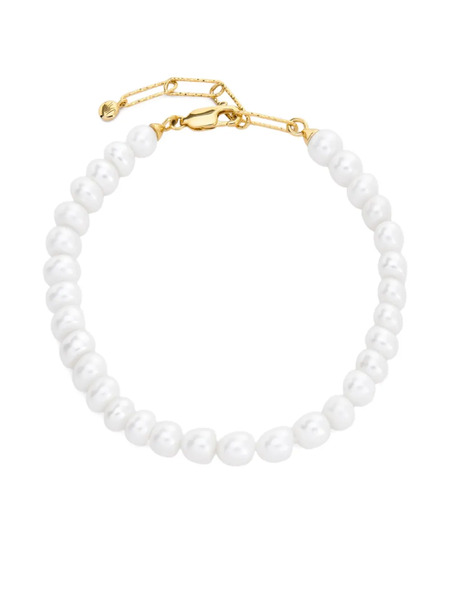  Monica Vinader Pearl Gold Bracelet 