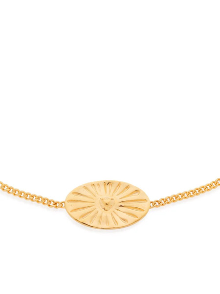  Monica Vinader Talisman-heart Bracelet - Gold 
