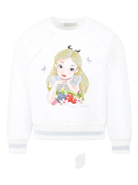  Monnalisa Alice Sweatshirt - White 