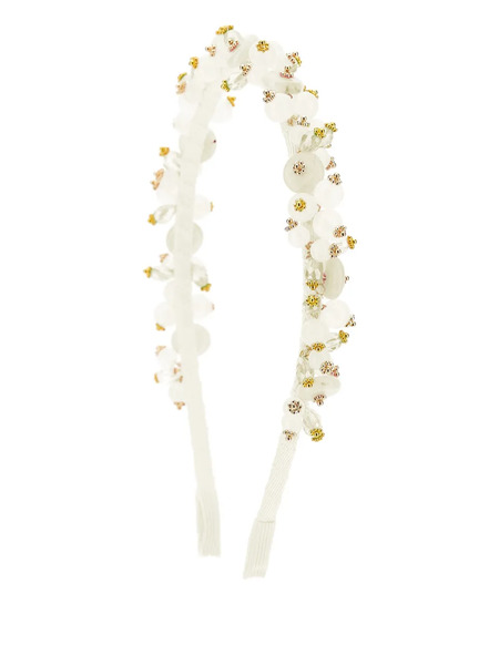  Monnalisa Beaded Hair Accessory - White 